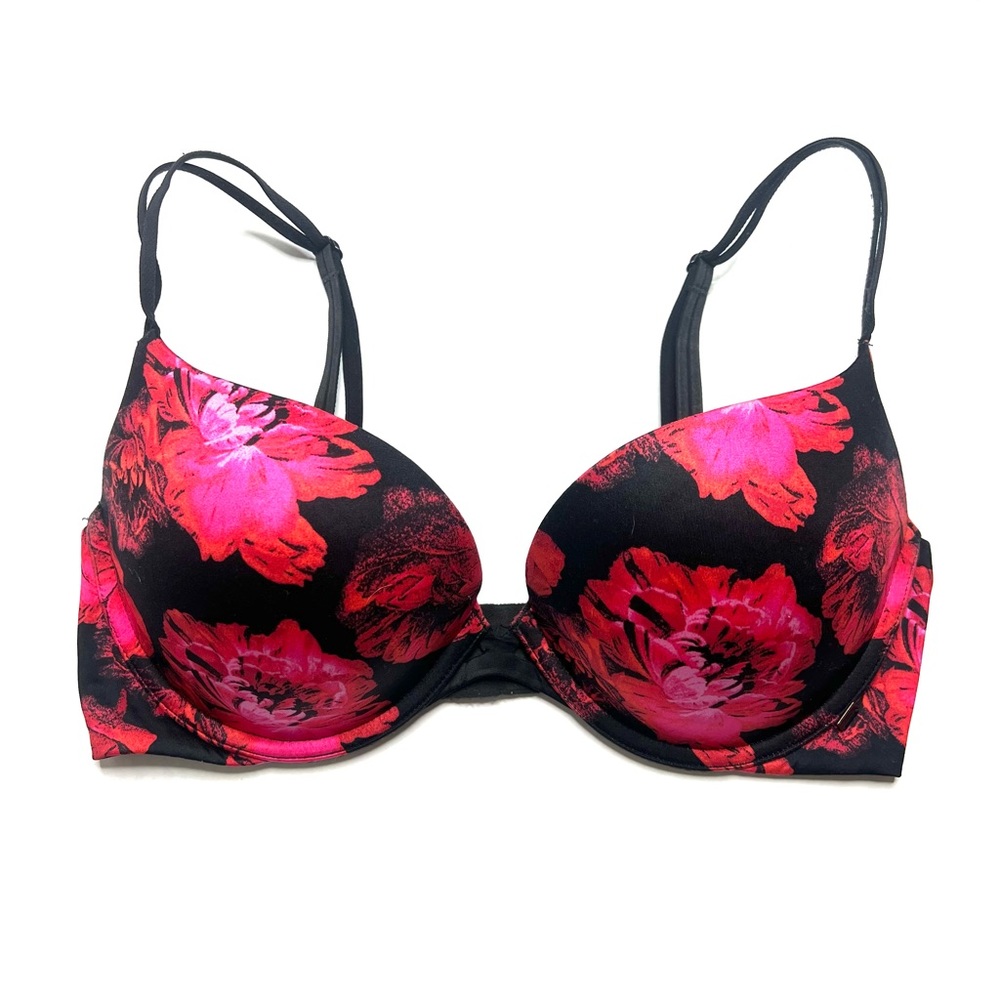 Victoria’s Secret Rose Print “Very Sexy Push-Up” Bra, 34D